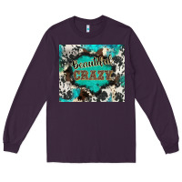 Plum western beautiful crazy Long Sleeve Tee - BarkalooDesign