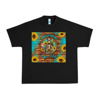 Black i hate everyone but coffee helps western skeleton coffee sunflowers Urban Heavy Tee - Artiststas