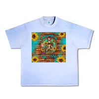 Grape Ice i hate everyone but coffee helps western skeleton coffee sunflowers Urban Heavy Tee - Artiststas