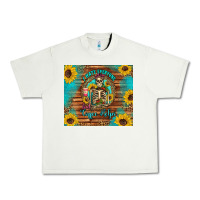 Pistachio i hate everyone but coffee helps western skeleton coffee sunflowers Urban Heavy Tee - Artiststas