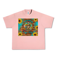 Salmon i hate everyone but coffee helps western skeleton coffee sunflowers Urban Heavy Tee - Artiststas