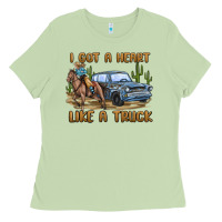Matcha i got a heart like a truck Ladies Tee - MaliasSmallBusiness