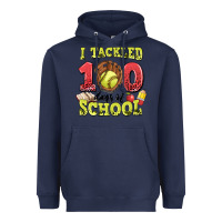 Navy i tackled days of school softball Heavyweight Hoodie - LillyAllenDesigns