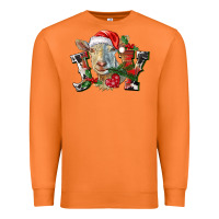 Carrot Joy Christmas Goat Premium Sweatshirt - LillyAllenDesigns