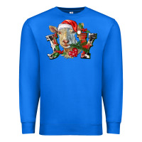 True Royal Joy Christmas Goat Premium Sweatshirt - LillyAllenDesigns