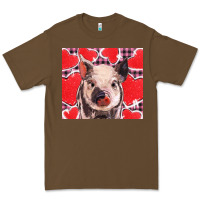 Cacao valentine's day glitter hearts pig Premium Tee - BarkalooDesign