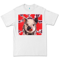White valentine's day glitter hearts pig Premium Tee - BarkalooDesign