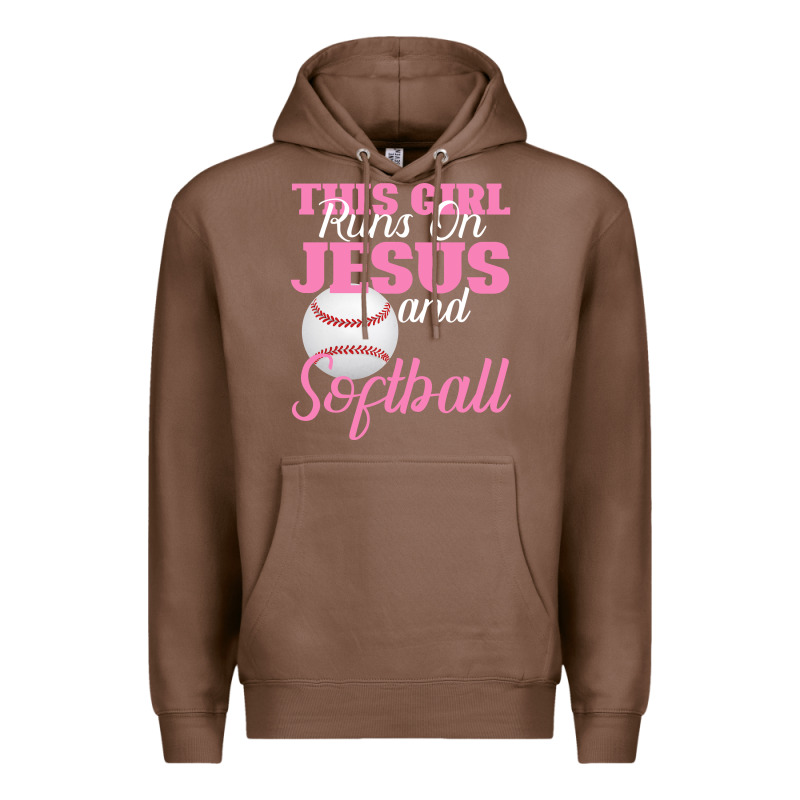 This Girl Jesus And Softball Premium Hoodie by Bettercallsaul | Teevron