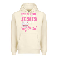 Sandshell This Girl Jesus And Softball Premium Hoodie - Bettercallsaul