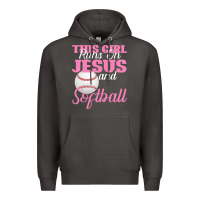 Smoke This Girl Jesus And Softball Premium Hoodie - Bettercallsaul