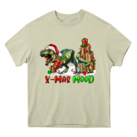 Mossy t rex x mas mood Heavy Core Tee - RanaPortraitStore