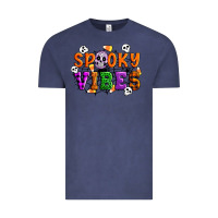 Vintage Denim Spooky vibes Vintage Tee - Artiststas