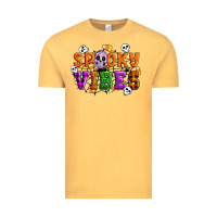 Vintage Mustard Spooky vibes Vintage Tee - Artiststas