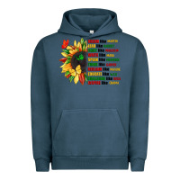 Pigment Midnight Navy dream like martin juneteenth Urban Hoodie - CowGirlArtShop