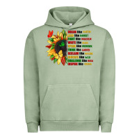 Pigment Oil Green dream like martin juneteenth Urban Hoodie - CowGirlArtShop