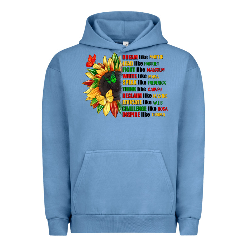 Dream Like Martin Juneteenth Urban Hoodie by CowGirlArtShop | Teevron