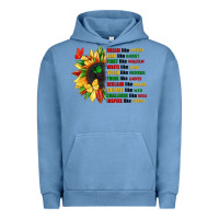 Pigment Pebble Blue dream like martin juneteenth Urban Hoodie - CowGirlArtShop