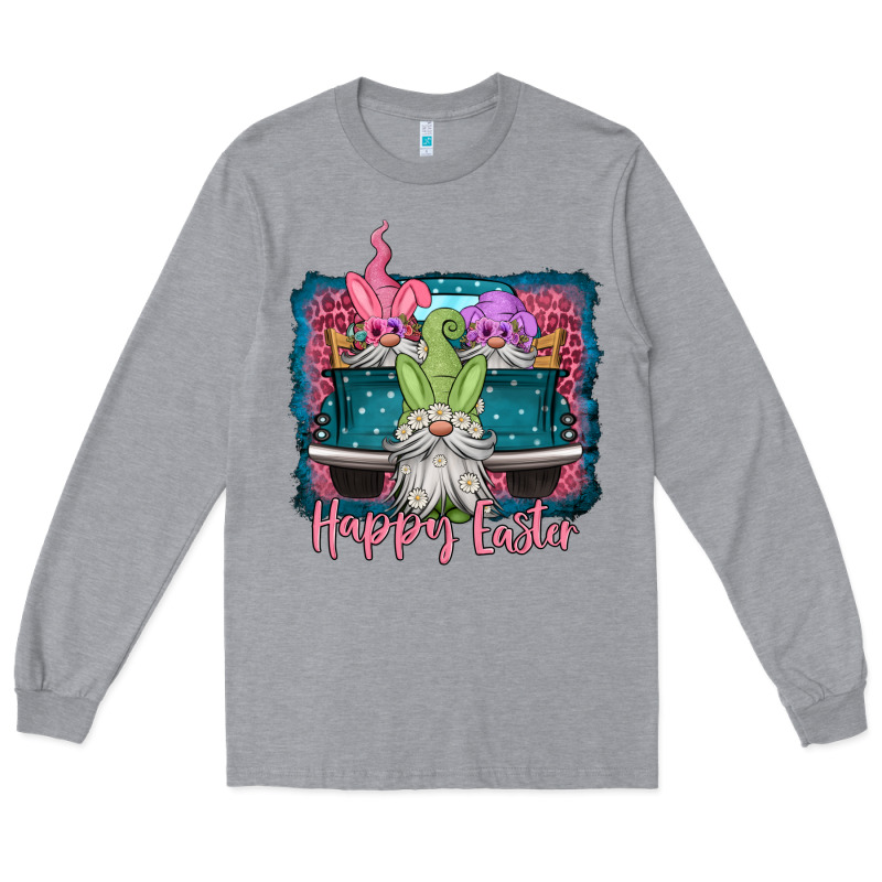Happy Easter Gnomes Farm Truck Long Sleeve Tee by Jasminsmagicworld | Teevron