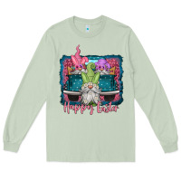 Matcha happy easter gnomes farm truck Long Sleeve Tee - Jasminsmagicworld