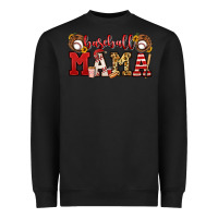Black baseball mama Heavyweight Sweatshirt - Jasminsmagicworld