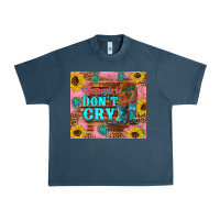 Midnight Navy cowgirls don't crty boots hat sunflowers tumbler Urban Heavy Tee - Artiststas