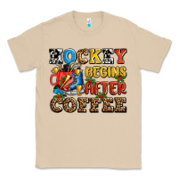 Mushroom hockey begins after coffee ado Classic Tee - AdoDesignShop