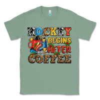 Sage hockey begins after coffee ado Classic Tee - AdoDesignShop