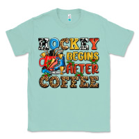 Seafoam hockey begins after coffee ado Classic Tee - AdoDesignShop