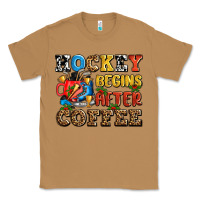 Toasted Coconut hockey begins after coffee ado Classic Tee - AdoDesignShop