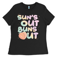Black sun's out buns out Ladies Tee - JahusDesignShop