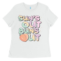 White sun's out buns out Ladies Tee - JahusDesignShop