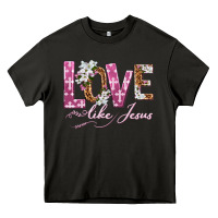 Asphalt love like jesus Heavy Core Tee - texasbilliewilder