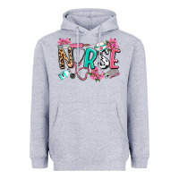 Heather Grey nurse Heavyweight Hoodie - LillyAllenDesigns