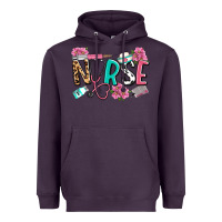 Plum nurse Heavyweight Hoodie - LillyAllenDesigns