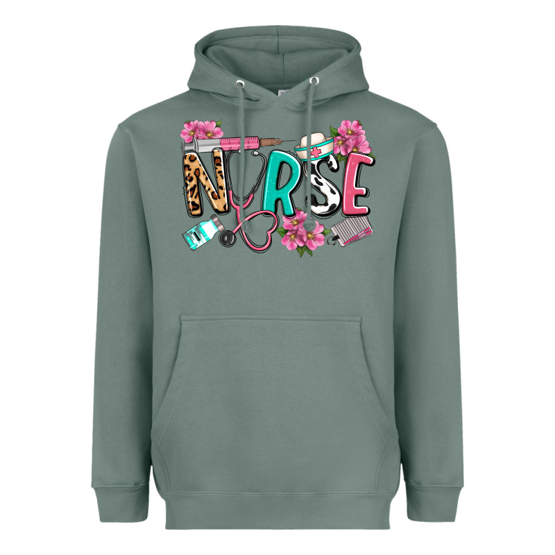 Nurse Heavyweight Hoodie by LillyAllenDesigns | Teevron