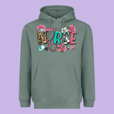 Nurse Heavyweight Hoodie Designed By Lillyallendesigns