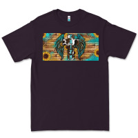 Plum Wings Cross Faith Premium Tee - RanaPortraitStore