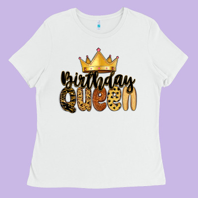 Ladies Tee birthday queen