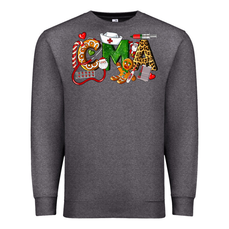 Christmas Cma Certified Medical Assistant Premium Sweatshirt by LillyAllenDesigns | Teevron