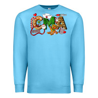 Ocean Blue christmas cma certified medical assistant Premium Sweatshirt - LillyAllenDesigns