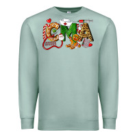 Seafoam christmas cma certified medical assistant Premium Sweatshirt - LillyAllenDesigns