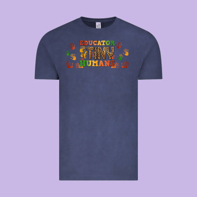 Educator Of Tiny Humans Libbey Glass Vintage Tee Designed By Bundleandbundleshop