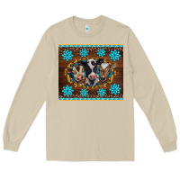 Mushroom western baby cow turquoise gemstones  leopards Long Sleeve Tee - BarkalooDesign