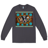 Smoke western baby cow turquoise gemstones  leopards Long Sleeve Tee - BarkalooDesign