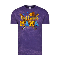 Cloud Purple ballpark mama Vintage Tee - AdoDesignShop