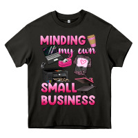 Asphalt minding my own small business Heavy Core Tee - texasbilliewilder