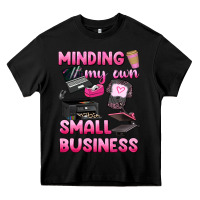 Black minding my own small business Heavy Core Tee - texasbilliewilder