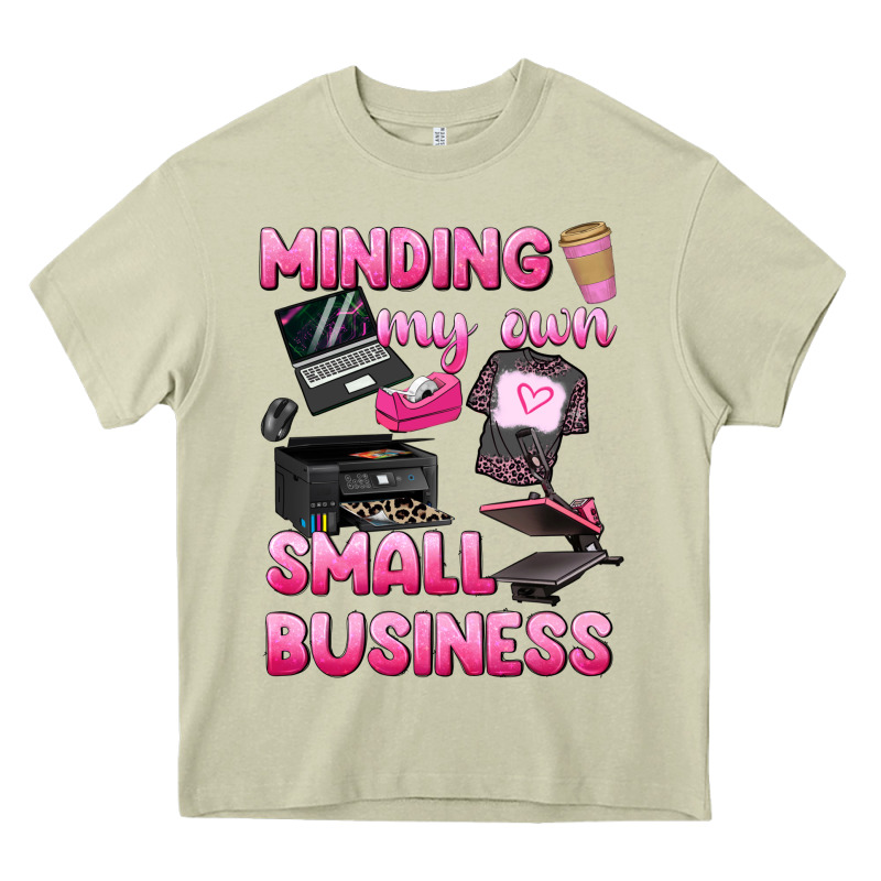 Minding My Own Small Business Heavy Core Tee by texasbilliewilder | Teevron