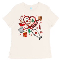 Bone christmas nurse Ladies Tee - MaliasSmallBusiness