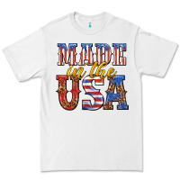White made in the usa Premium Tee - texasbilliewilder